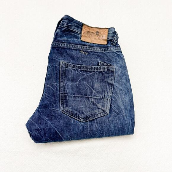 PRPS Men's Distressed Denim Jeans Japanese Salvage E65P76BX Size 31 - Picture 1 of 7